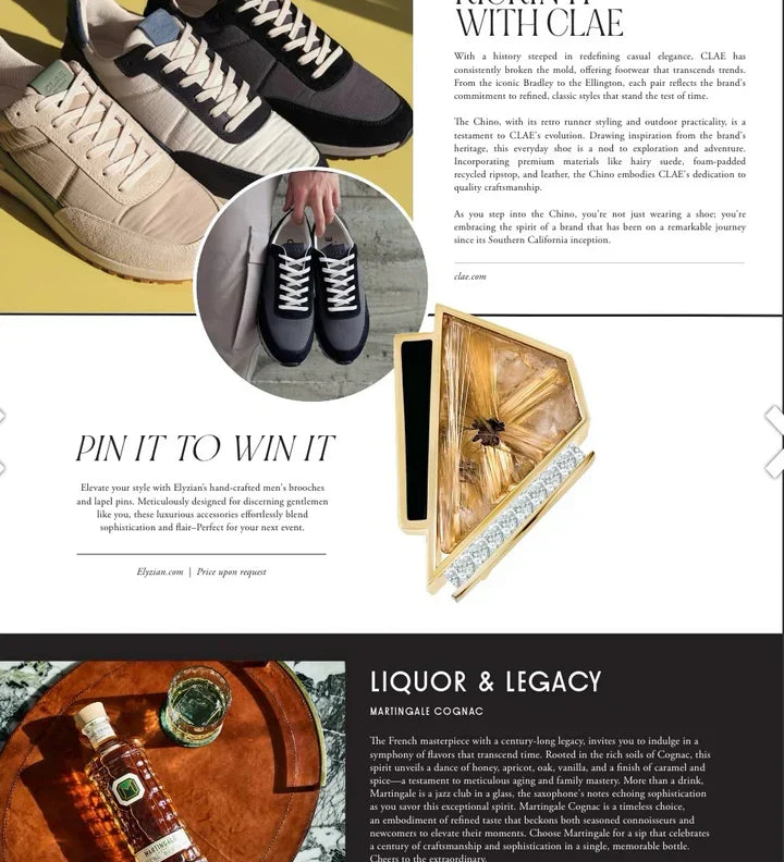 InKnow Magazine Features Elyzian Men's Jewelry