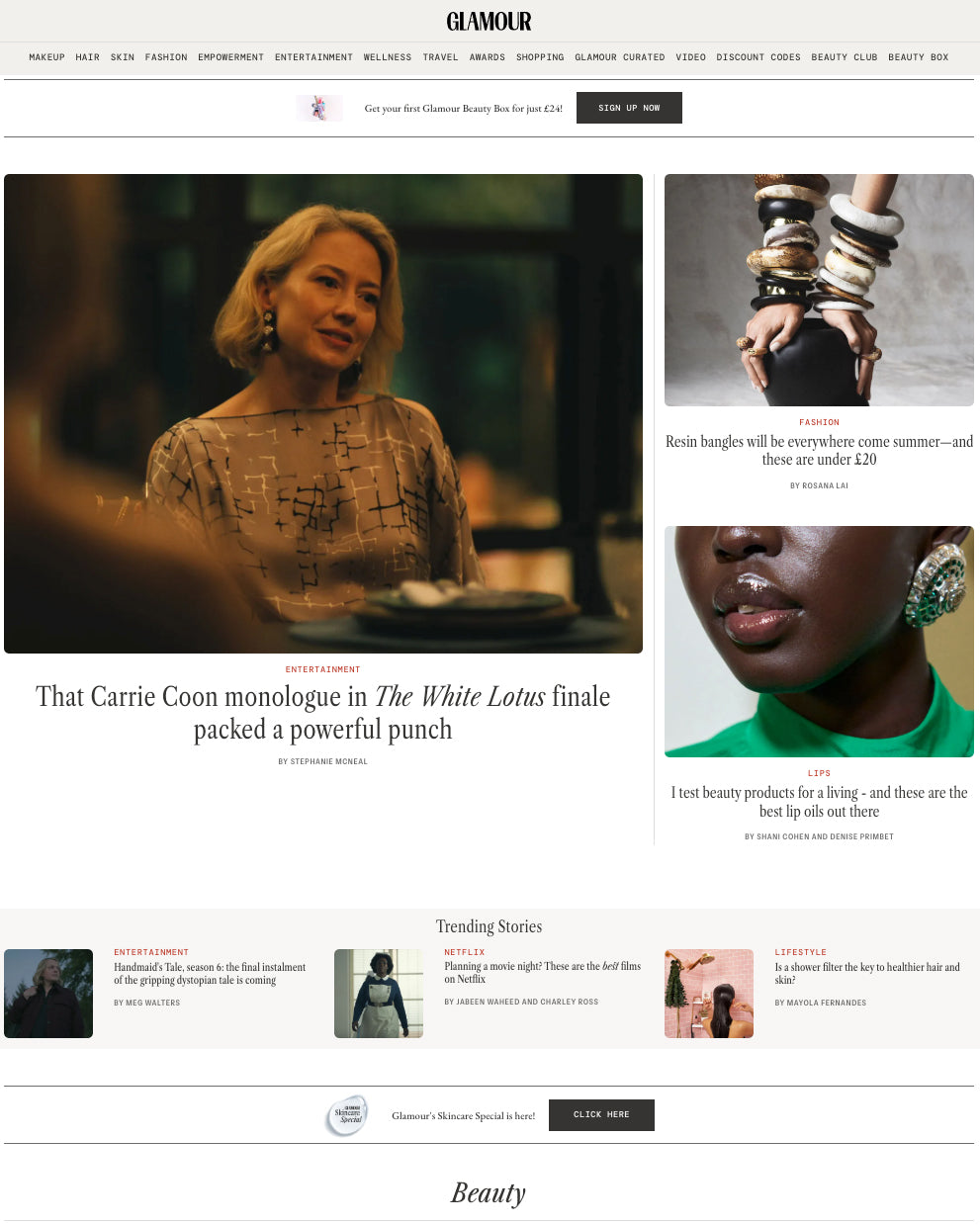 Glamour UK Features Elyzian's Statement Butterfly Ring