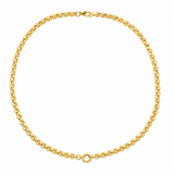 14k Yellow Gold Rolo Chain with Round Clasp - 5.3mm