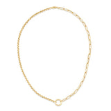 20 Inch Dual Link Gold Chain Necklace