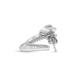 Diamond Ribbon Earrings