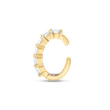 East-West Baguette Diamond Ear Cuff