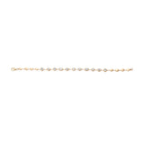 Elegant 14K yellow gold bracelet featuring 1.88ct of bezel-set mixed-shape diamonds, offering a refined and modern silhouette in a classic 7-inch length.