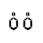 Black Onyx and Diamond Statement Earring