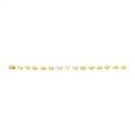 Elegant 14K yellow gold line bracelet featuring 1.67ct of mixed diamond shapes. Total weight: 10.07g—perfectly balanced between classic sparkle and modern style.