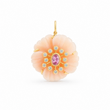 Opaline Bloom - Fleur de Charme Pendant