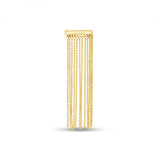 Fringed 14k Yellow Gold Ear Cuff
