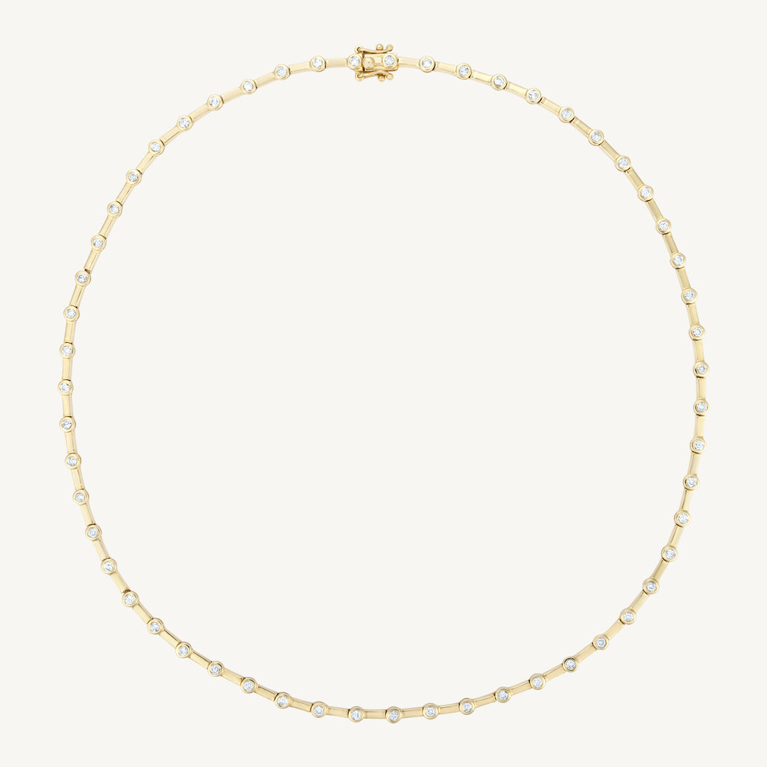 Diamond Bezel Constellation Necklace