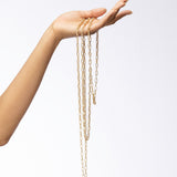 18 Inch Diamond Cable Chain Necklace in 14k Yellow Gold