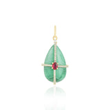 Malachite Aveline Drop Pendant