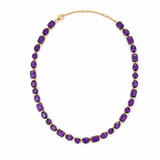 Mixed Shape Amethyst Necklace