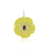 Azure Glow - Fleur de Charme Pendant