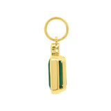 5.98ct Zambian Emerald Pendant with Diamond Accent in 14K Yellow Gold