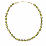 Mixed Shape Peridot Necklace