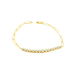 Gold and diamond with illusion cut diamonds on a white background