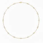Lab-Grown Diamond by the Yard Necklace in 14K yellow Gold by Elyzian