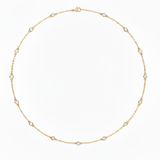 Lab-Grown Diamond by the Yard Necklace in 14K yellow Gold by Elyzian