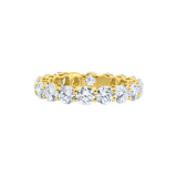 Round Lab-Grown Diamond Eternity Band in 14K Yellow Gold by Elyzian